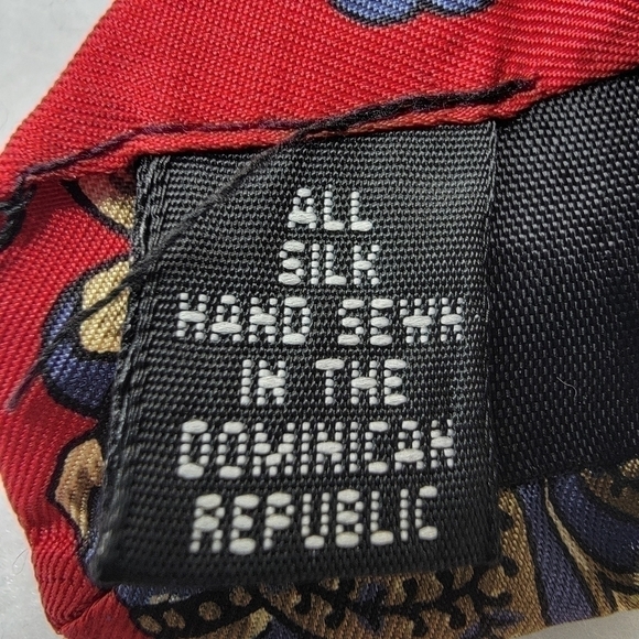 Silk Accents 100% Silk Men’s Long Traditional Neck tie Paisley Patterned Design - Picture 4 of 11